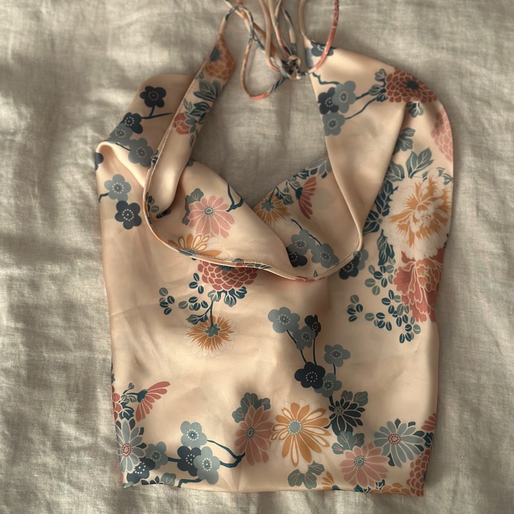 Zara satin top